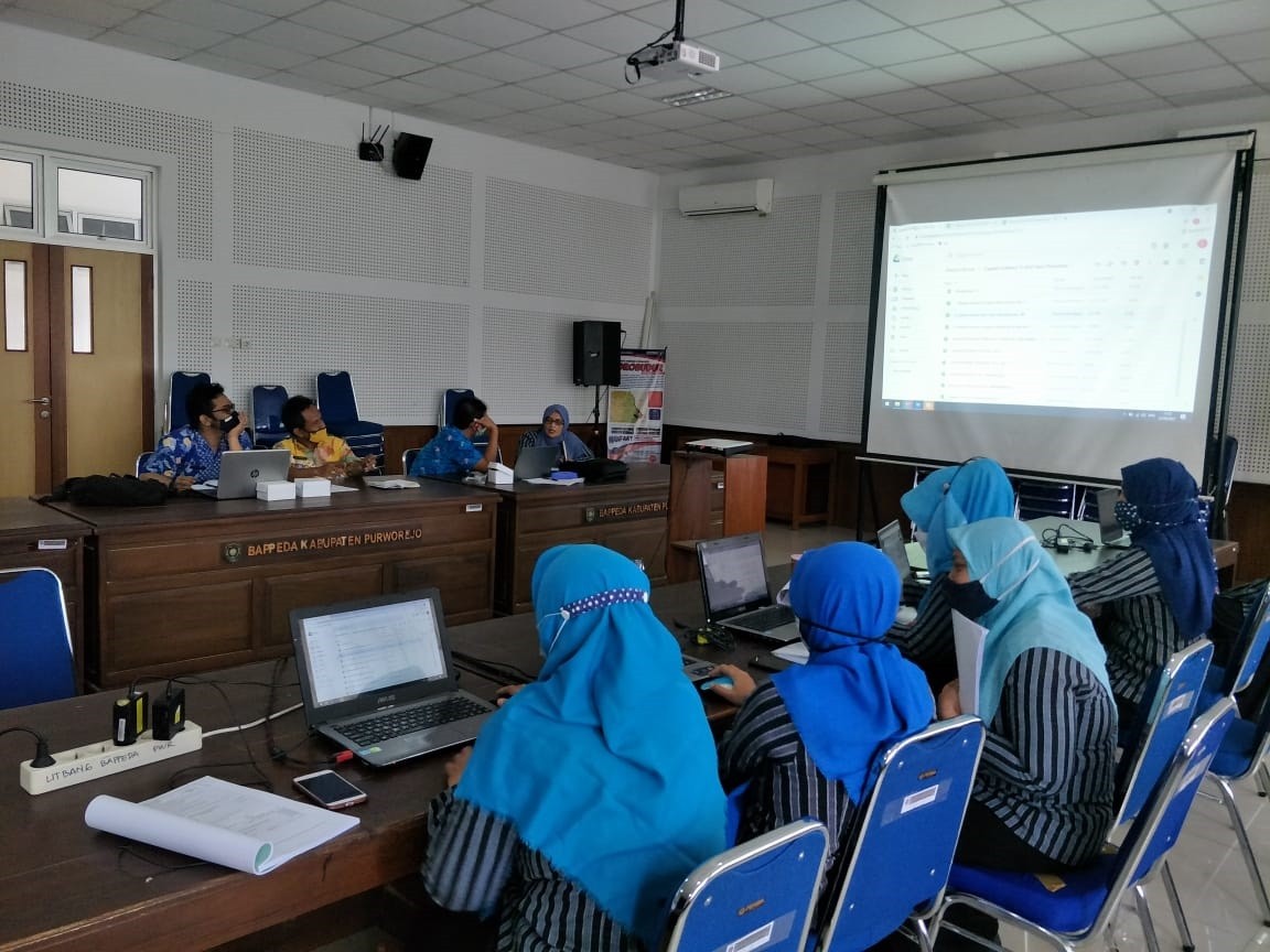 Verifikasi Evaluasi Renja dan Capaian Indikator Kinerja Semester I (hari pertama)