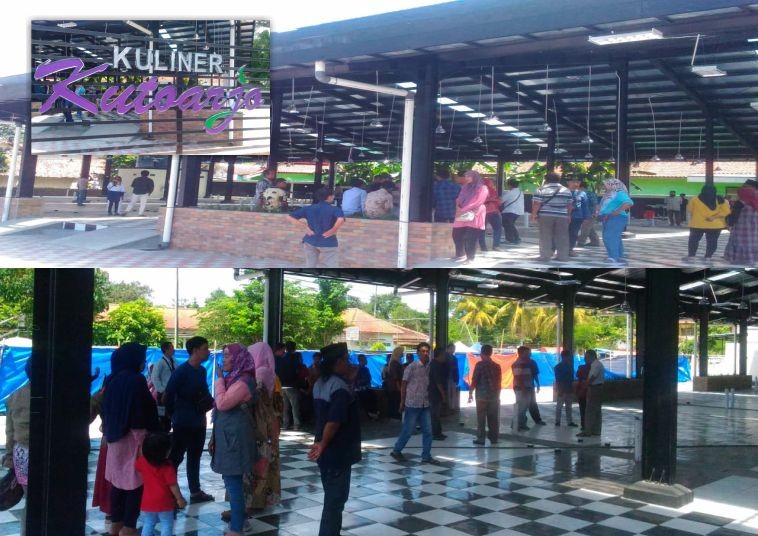 Sosialisasi Tahapan Rencana Pengisian Shelter Kuliner Kutoarjo kepada PKL Alun Alun Kutoarjo 