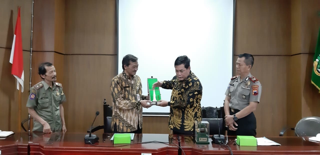 Kunjungan kerja Study Banding Pemerintah Kabupaten Purworejo khususnya Tim / Panitia Penanggulangan Penyakit Masyarakat Kabupaten Purworejo Th. 2019 ke Pemerintah Kota Yogyakarta