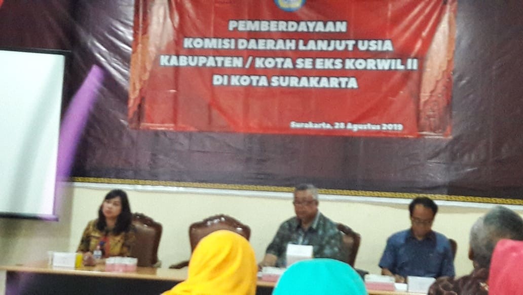 Kegiatan Pemberdayaan Komisi Daerah Lanjut Usia (KOMDA LANSIA) Kabupaten/Kota se Eks Korwil II