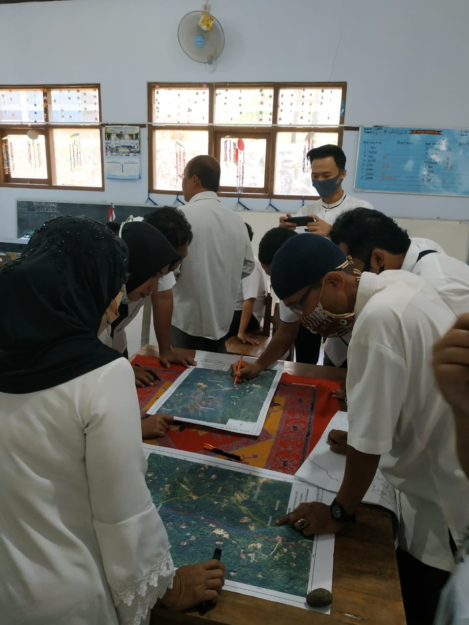 RAPAT KOORDINASI KESEPAKATAN GARIS BATAS WILAYAH ANTARA KABUPATEN PURWOREJO PROVINSI JAWA TENGAH DENGAN KABUPATEN KULON PROGO DAERAH ISTIMEWA YOGYAKARTA DI DESA DURENSARI KECAMATAN BAGELEN