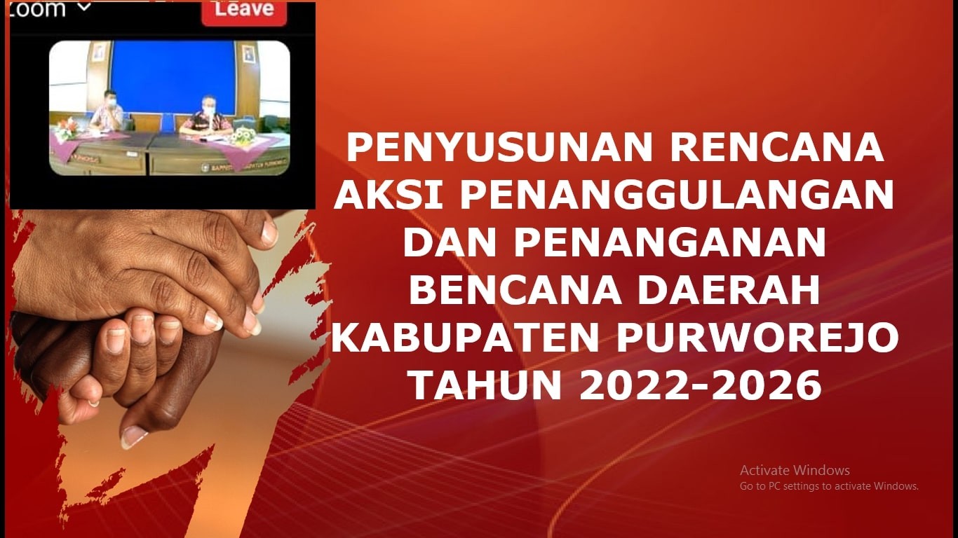 RAPAT PENYUSUNAN RENCANA AKSI PENANGGULANGAN DAN PENANGANAN BENCANA DAERAH