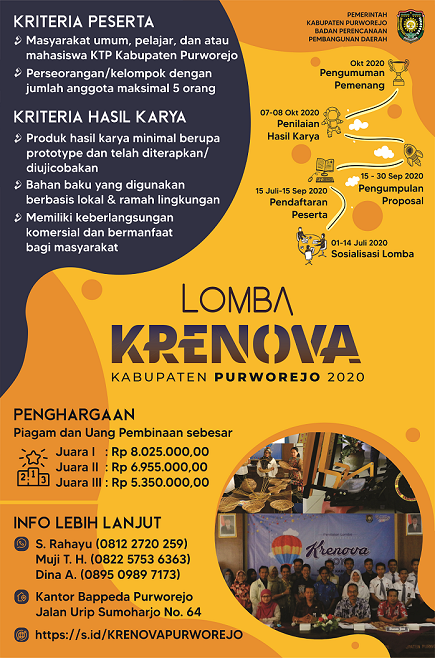 LOMBA KRENOVA KABUPATEN PURWOREJO TAHUN 2020 KEMBALI DIGELAR