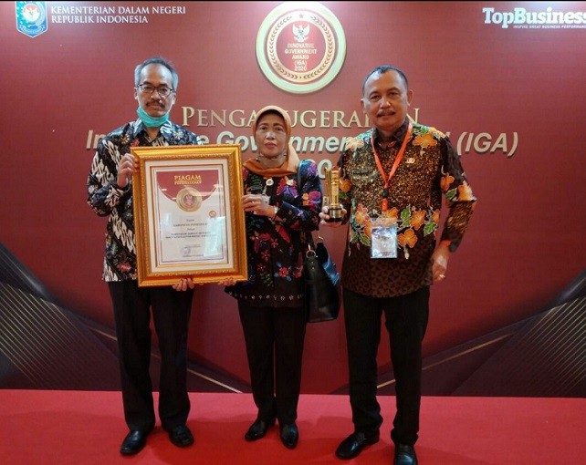 Kabupaten Purworejo Terima Penghargaan Innovative Government Award (IGA) 2020 dengan Predikat Sangat Inovatif