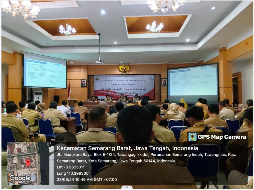 Rapat Koordinasi Percepatan Pelaksanaan Reforma Agraria di Jawa Tengah