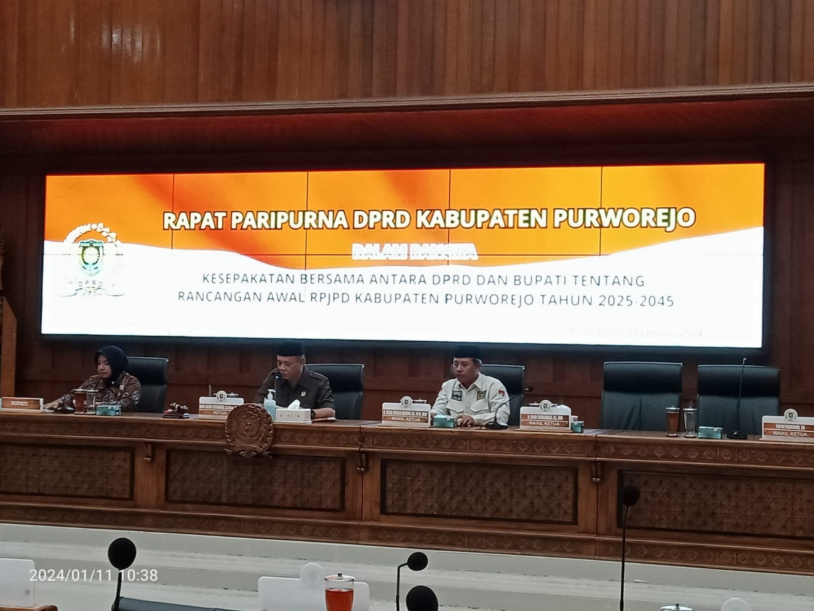 Rapat Paripurna DPRD kab Purworejo