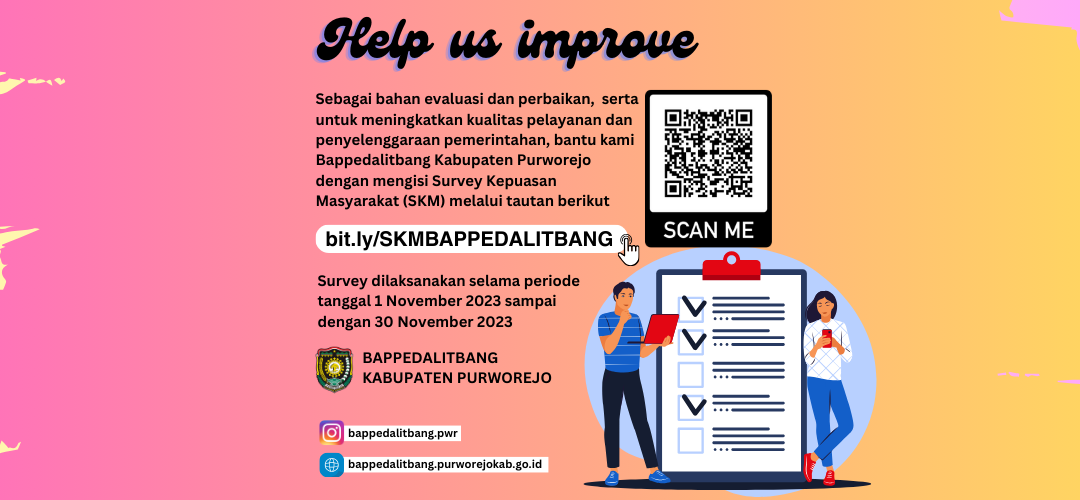 Bappedalitbang Laksanakan Survey Kepuasan Masyarakat (SKM) Secara Online