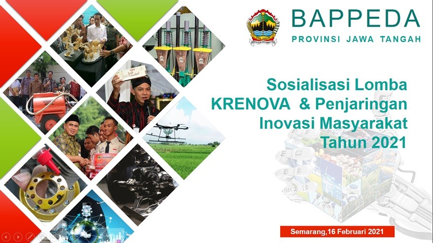 Lomba Krenova dan Penjaringan Inovasi Masyarakat Tingkat Provinsi Jawa Tengah Tahun 2021