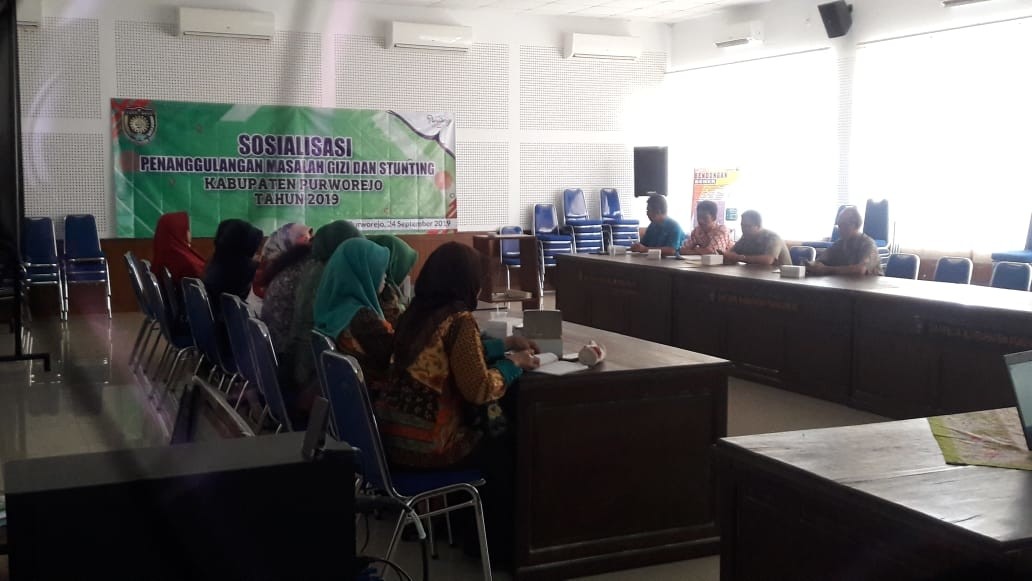 Sosialisasi Penanggulangan Masalah Gizi dan Stunting Kab. Purworejo Tahun 2019