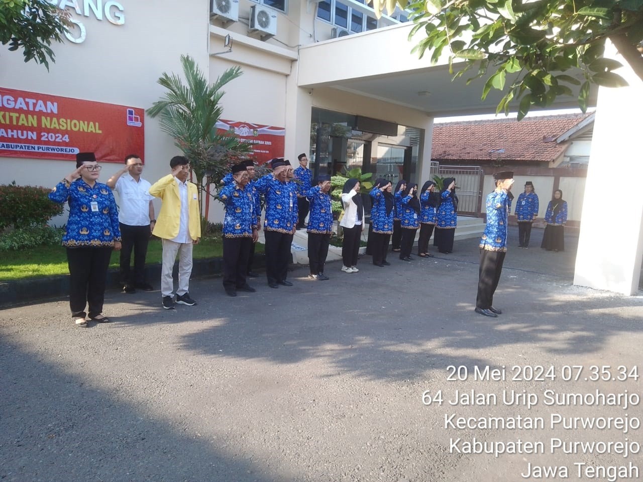 Upacara Dalam Rangka Hari Kebangkitan Nasional ke 116 Bappedalitbang