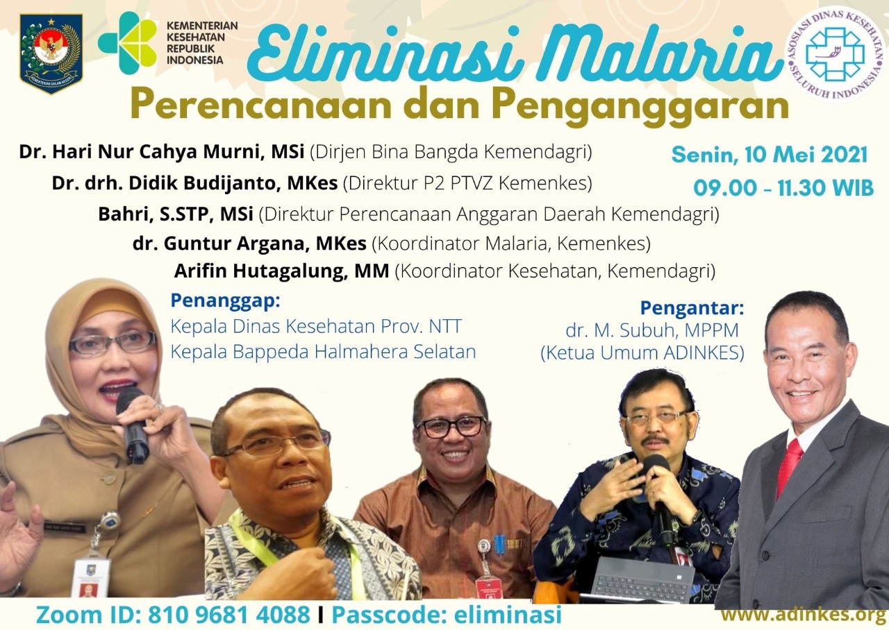 WEBINAR NASIONAL MEMBAHAS TANTANGAN ELIMINASI MALARIA