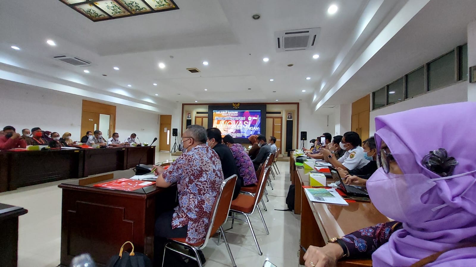 Bappedalitbang Kabupaten Purworejo mengikuti acara kajian evaluasi layanan transportasi umum Aglomerasi perkotaan yang diselenggarakan oleh Bappeda Provinsi Jawa Tengah