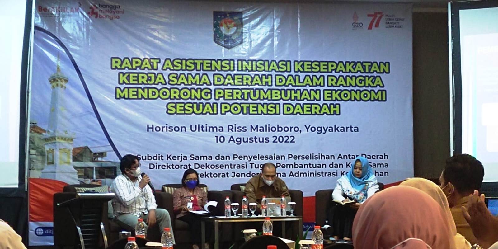 Rapat Asistensi Inisiasi Kesepakatan Kerjasama Daerah