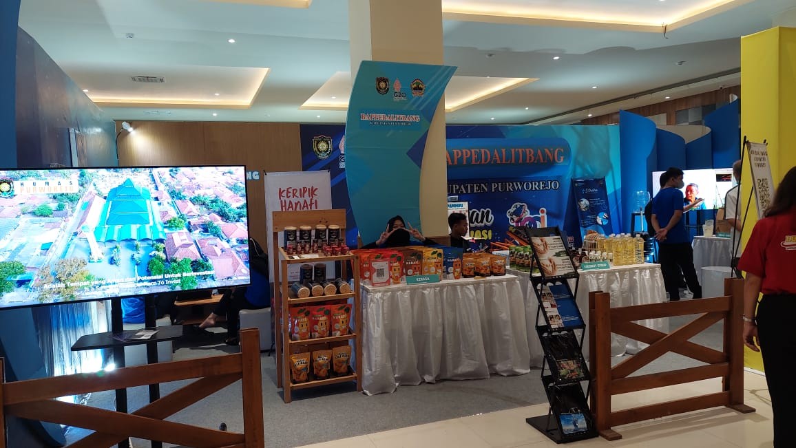 Bappedalitbang mengikuti Pameran Inovasi pada acara Pameran Inovasi dan Hasil-Hasil Kelitbangan Kabupaten Purworejo Tahun 2022