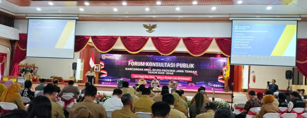 Forum Konsultasi Publik RPJPD Provinsi Jawa Tengah Tahun 2025-2045