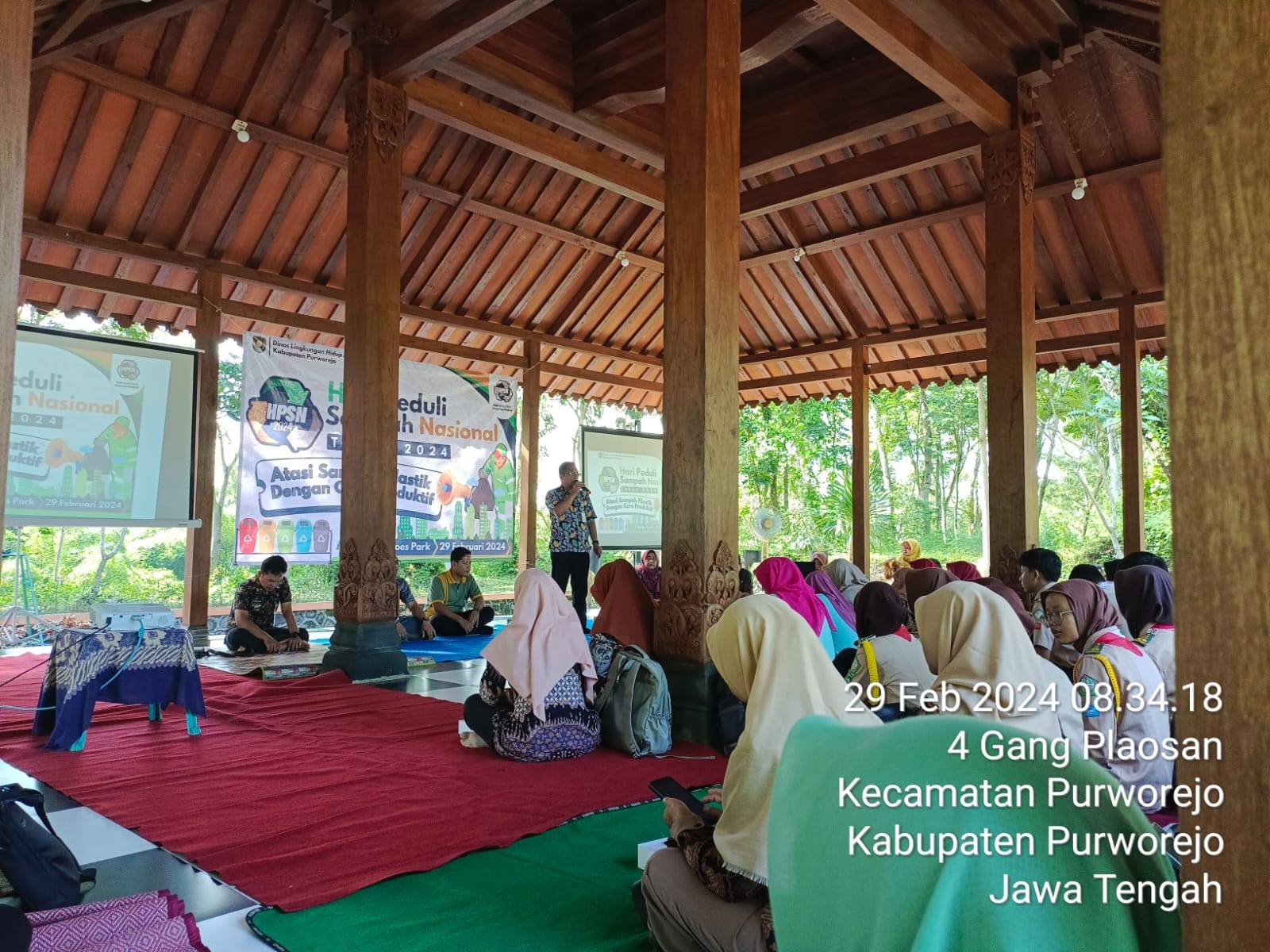 bappedalitbang Memgikuti Peringatan Hari Peduli Sampah Nasional ke 19 Kabupaten Purworej