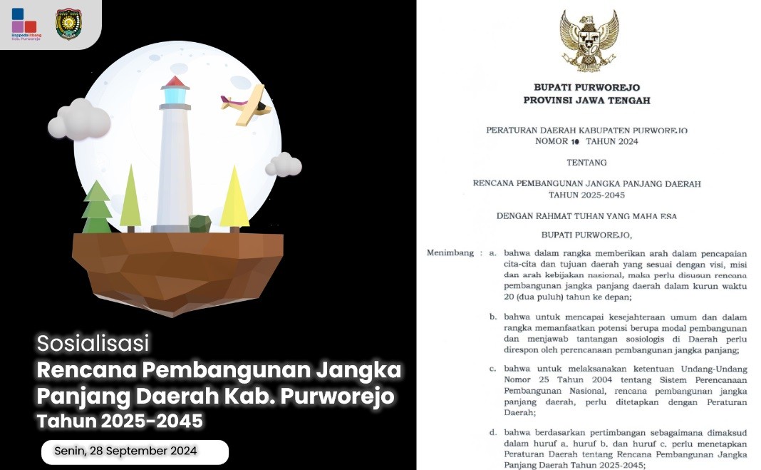 Sosialisasi RPJPD Kabupaten Purworejo Tahun 2025-2045