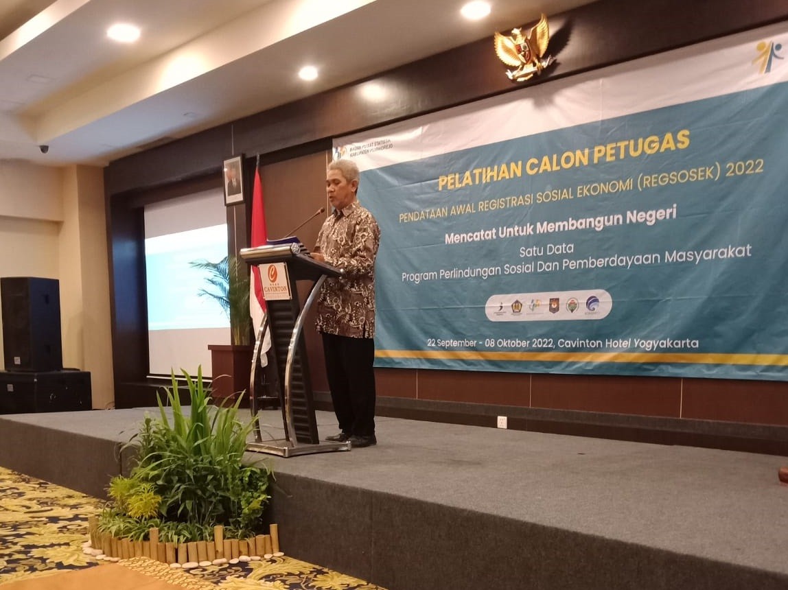 Pelatihan Pendataan Awal Registrasi Sosial Ekonomi (Regsosek) 2022