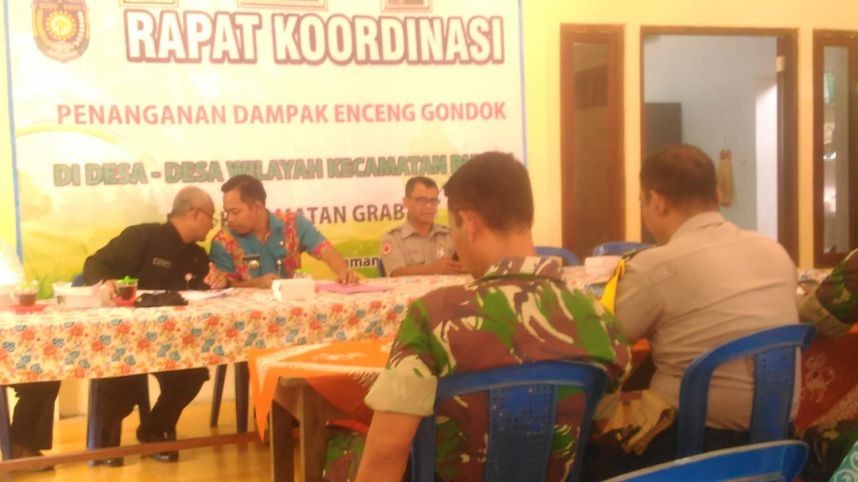 Rapat Koordinasi Penanganan Eceng Gondok di desa-desa wilayah Kecamatan Butuh dan Grabag