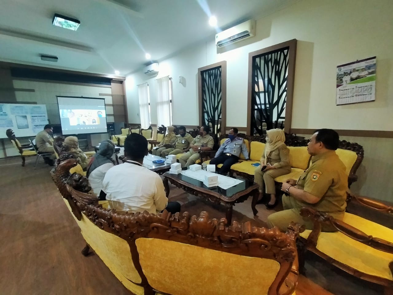 RAPAT FINALISASI NASKAH PERJANJIAN KERJASAMA  ANTARA PEMKAB PURWOREJO DENGAN PT PLN DISTRIBUSI JAWA TENGAH / DIY,  AREA MAGELANG 