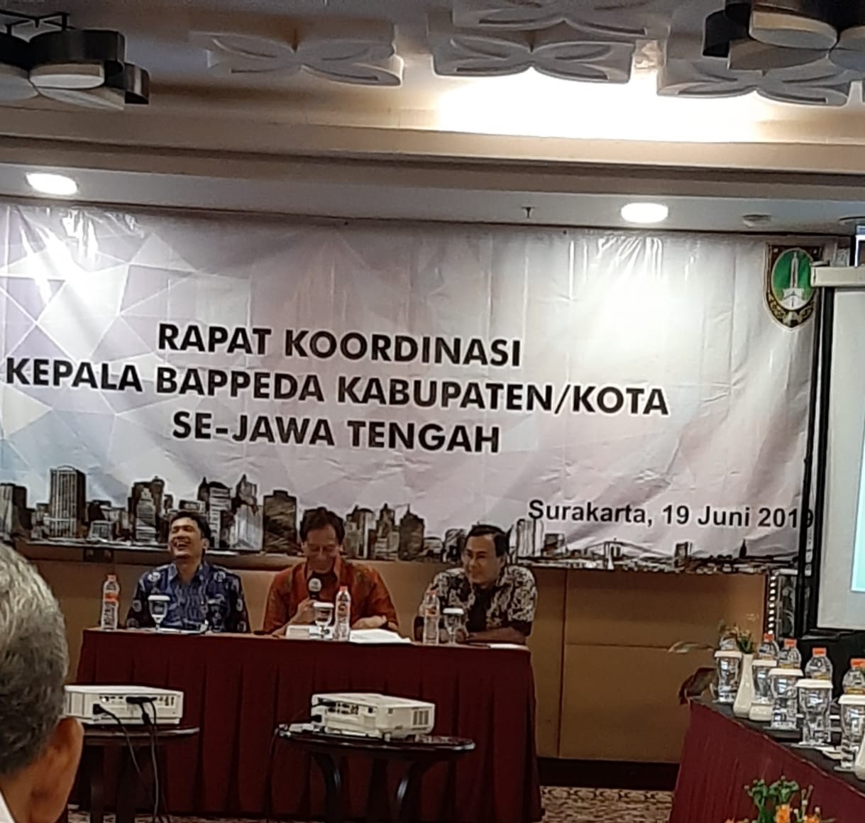 Rapat Koordinasi Kepala Bappeda se Jawa Tengah Tahun 2019