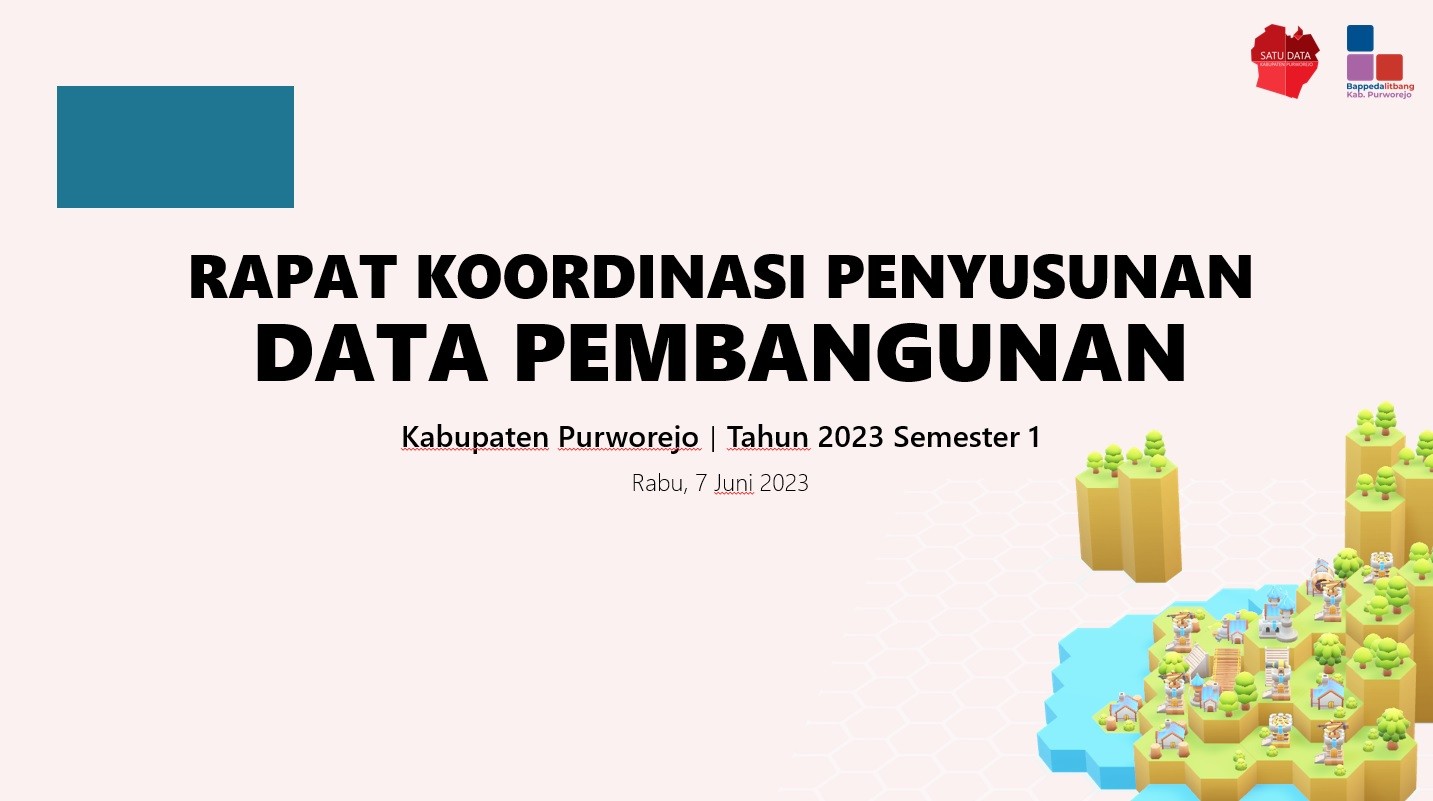 Rapat Koordinasi Data Dasar Pembangunan